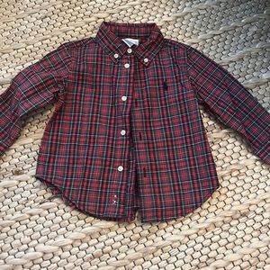 Ralph Lauren Polo Baby Boy Plaid Button Up